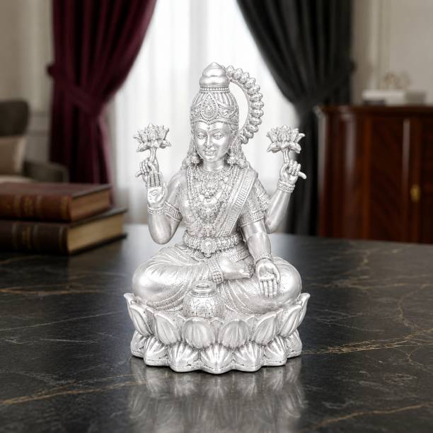 Jaipur Metals Lakshmi Idol Decorative Showpiece  -  3.5 cm