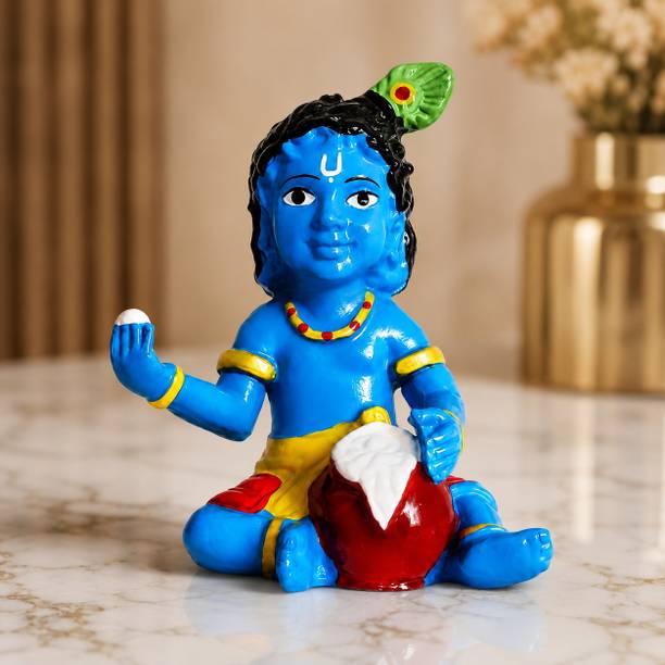 Jyotshika Krishna Bal Gopal Idol -02 Decorative Showpiece  -  6 cm