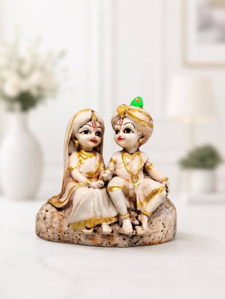 Kumar Departmental Store Radha Krishna Decorative Showpiece  -  9 cm