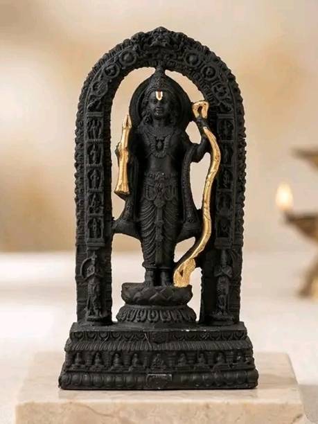 Giftglow Ram lalla idol Decorative Showpiece  -  10 cm