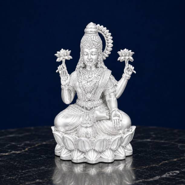 Jaipur Metals Lakshmi Idol Decorative Showpiece  -  5 cm