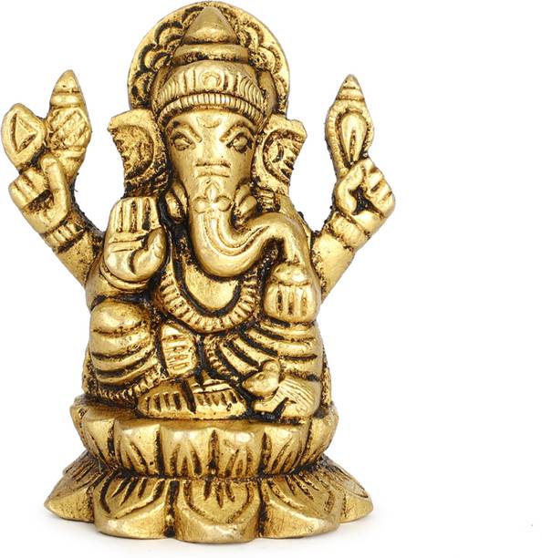 Haxiwa Ganesh Ji Idol (Murti) Decorative Showpiece  -  6 cm