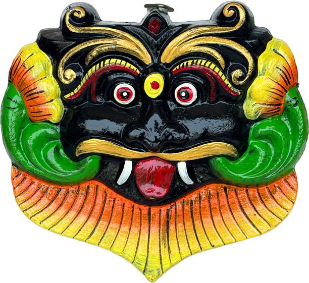RCSUPPLIER Metal Evil Eye Protector Nazar Battu for Home Entrance, Wall Hanging Decorative Showpiece  -  15 cm