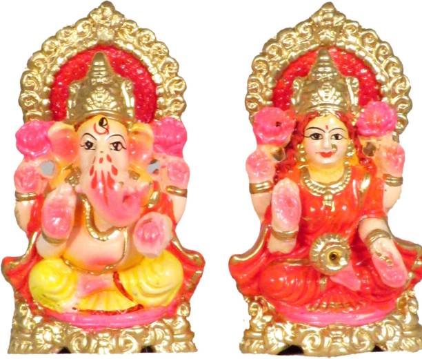 SUNINOW laxmi ganesh idol | ganesh laxmi ji idol for diwali Decorative Showpiece  -  17 cm