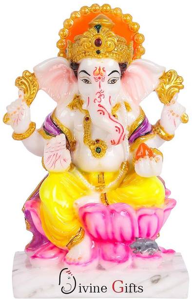 krishnagallery1 Ganesh Murti Home Temple Decorative Showpiece  -  17 cm