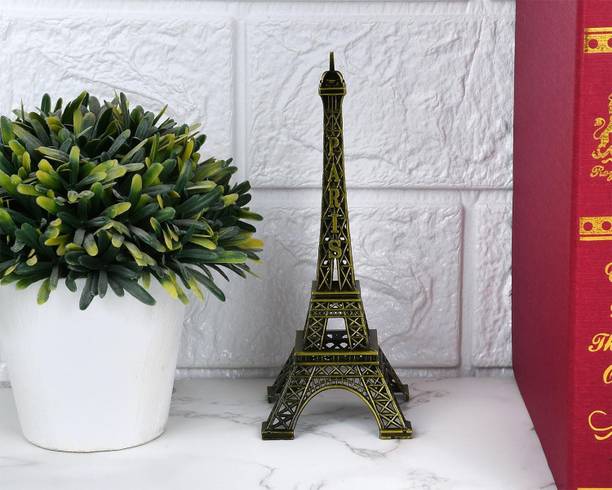 Synlark Paris Eiffel Tower Metallic Souvenir miniature statue 18 cm Decorative Showpiece Decorative Showpiece  -  13 cm