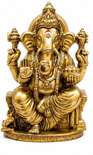Keerthii God Vinayagar Decorative Showpiece  -  13 cm