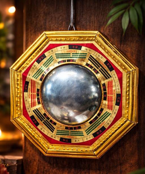 SmartBoxx SB_110 Pakua Bagua Mirror Decorative Showpiece  -  15 cm
