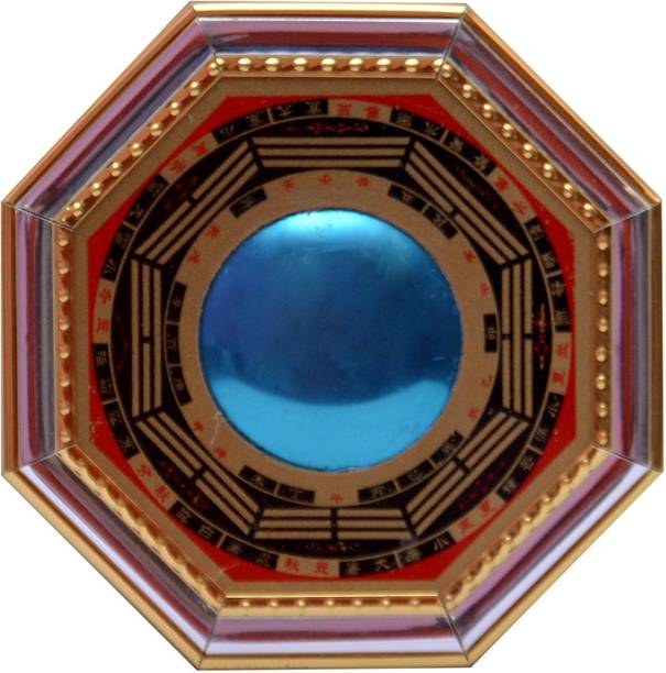 Vastu Art Vastu / Feng Shui / Pakwa Mirror For Protection And Remove Out side Negetive Energy Decorative Showpiece  -  12 cm