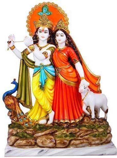 Artrivia Radha Krishna Decorative And Spritual Statue & Idol Decorative Showpiece  -  37.5 cm