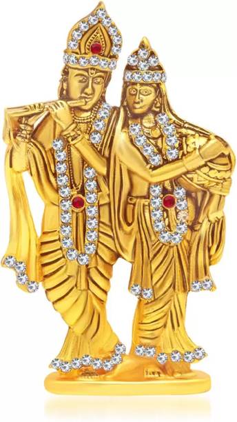 Rci Handicrafts Radha Krishna Radhe Shyam Idol Car Dashboard Home Decor Gifting Showpiece Decorative Showpiece  -  8 cm