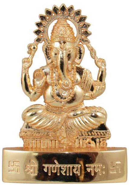 SBBCO Ganesha God Idol for Car Dashboard | Home, Office Decor Decorative Showpiece  -  12.21 cm