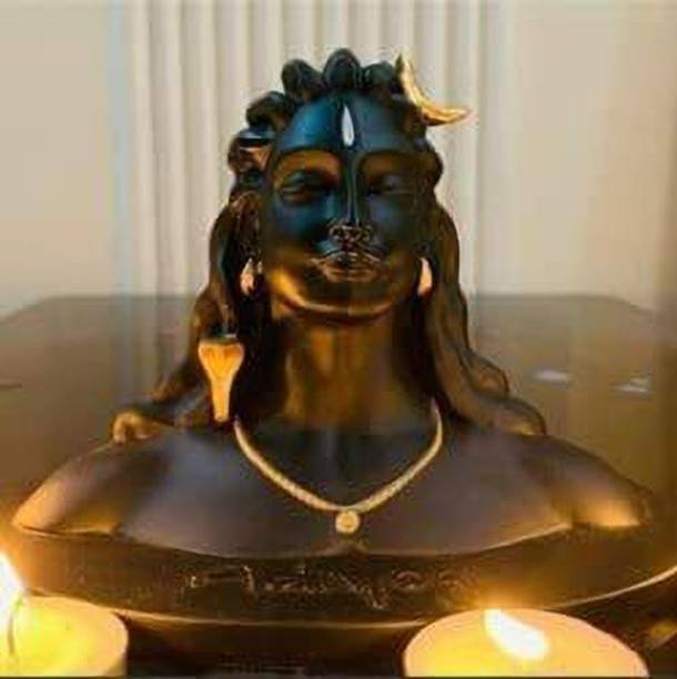 LP London paree E3 Adiyogi Statue for Pooja & Gift,Decore Items for Home & Office, Made in India Decorative Showpiece  -  10 cm