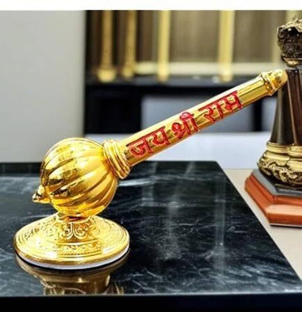 ShreeBalaji hanuman ji gada Decorative Showpiece  -  4 cm