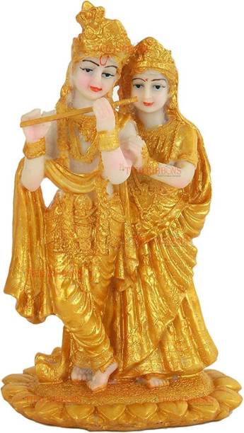 Shivom Radha Krishna Idol Statue Showpiece - Decoration Items for Home Decor Decorative Showpiece  -  19 cm