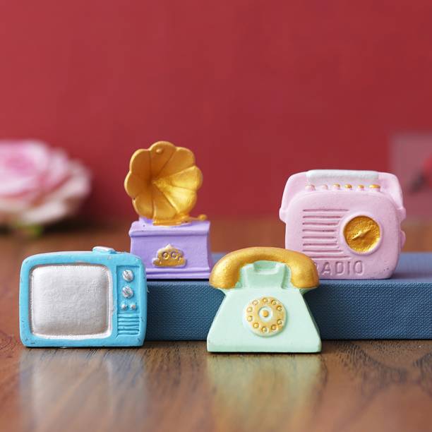 eCraftIndia Telephone, Radio, TV, Gramophone Decorative Showpieces Decorative Showpiece  -  3.5 cm