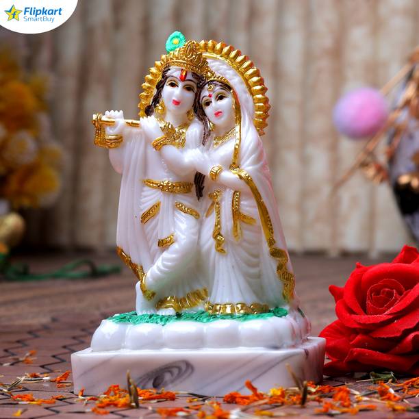 Flipkart SmartBuy Radha Krishna Idol Statue Home Décor Items Decorative Showpiece  -  14 cm