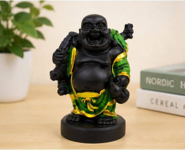 Dcenterprises Laughing Buddha statue Decorative Showpiece - 11.5 cm