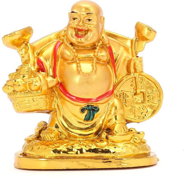Nxtmall Laughing Buddha Resin Statue Decorative Showpiece  -  6 cm
