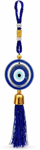 Adhvik Evil Eye Hanging Showpiece for Home Office Car Protection Decor Gift Decorative Showpiece  -  34 cm