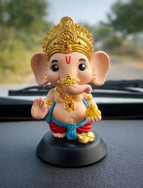 PRIYANKA SHREE GANESH IDOL Decorative Showpiece  -  12 cm