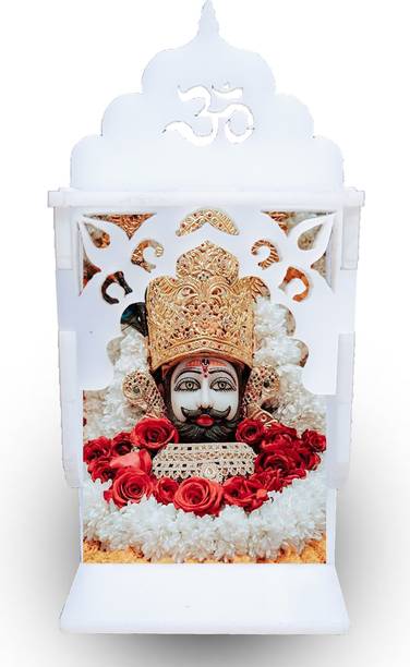 Pawandeep Shri Khatu Shyam Mandir 9 CM Khatu Shyam Decorative Showpiece  -  10 cm