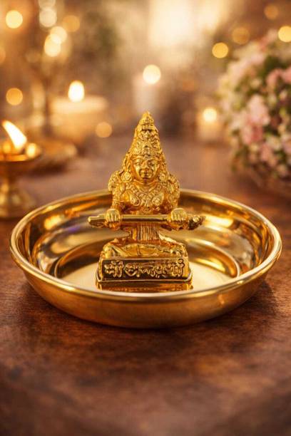 TRENDiQ Divine Goddess Annapoorani Idol for Kitchen & Home | Goddess of Food, Abundance Decorative Showpiece  -  5 cm