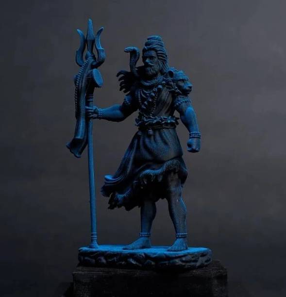 PUCHCHI Lord Shiva Idol Shiv Standing Statue | Gift fItems for loves one Decorative Showpiece  -  8.9 cm