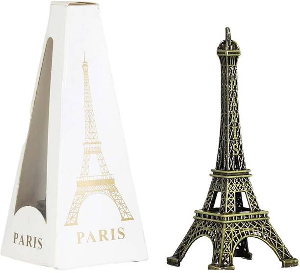 GIFTWA Eiffel Tower Showpiece Antique Finish, Home Decor. Office,Table,room Decorative Showpiece  -  10 cm