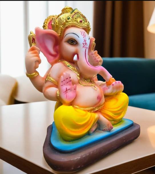 Hitech Crafts Beautifull Resin/Marble Idol Decorative Showpiece  -  20 cm