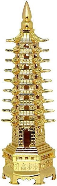 Shopperduniya Fengshui Education Tower for Academic Success & Best for Positive Energy Decorative Showpiece  -  16 cm