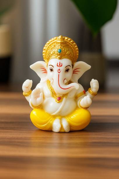 WearCraftJPR 1101 Ganesh Ji Statue Decorative Showpiece  -  7 cm