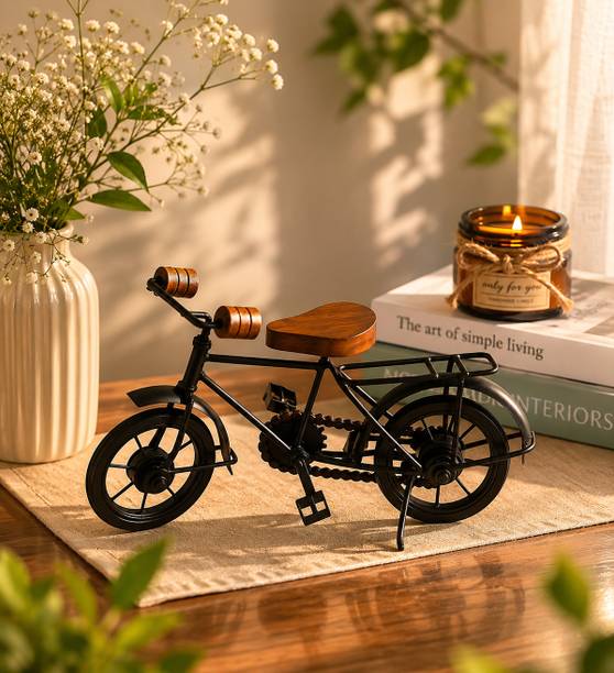 Aurix Aurix Vintage Rider Bicycle Showpiece Decorative Showpiece - 7 cm