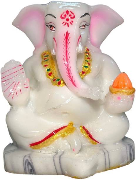 Rama Collections Lord Ganesh/Ganesha | God Of Success Ganpati Gajanan Hindu God Idol Decorative Showpiece  -  3 cm