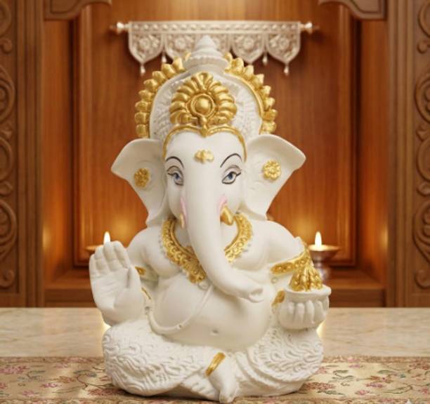 SHIVSHAKTIMURTI Decorative Showpiece  -  10 cm