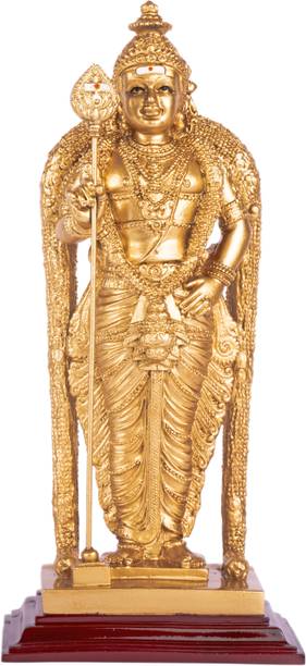 Pathumalai Murugan SHIRPHAKALA – Divine Handicrafts, Pathumalai Murugan Resin Idol Decorative Showpiece  -  24 cm