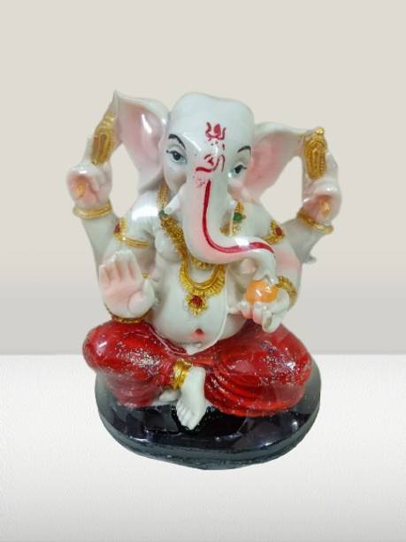Ganpati Creations Lord Ganesha Idol for Home Temple & Home Decor Gifting Decorative Showpiece  -  15 cm