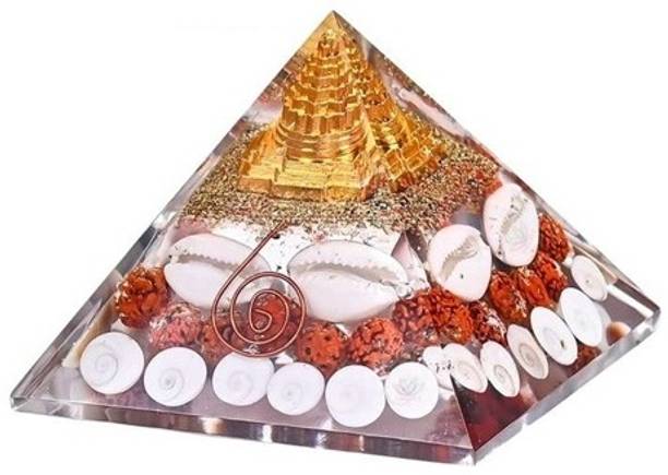 farhancrystal Laxmi Pyramid 2025 new desing Decorative Showpiece  -  8.5 cm