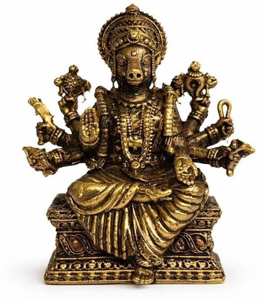 Neha arahi Amman Idol Panchaloha Alloy, for Protection and Pooja, 5 cm Decorative Showpiece  -  5 cm