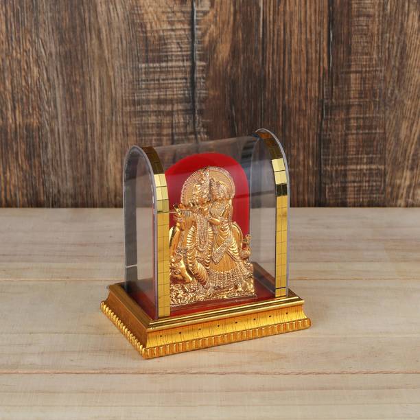 Awesome Craft Radha Krishana Murti For Home Living Room Gifts for Family and Corporate Gifts Decorative Showpiece  -  11 cm