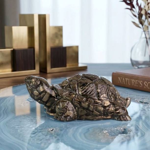Agatesaura Pyrite Organ Tortoise Decorative Showpiece  -  3 cm