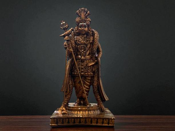 ASTRAMART God Palani Raja Murugan idol for pooja room , office table etc Decorative Showpiece  -  18 cm