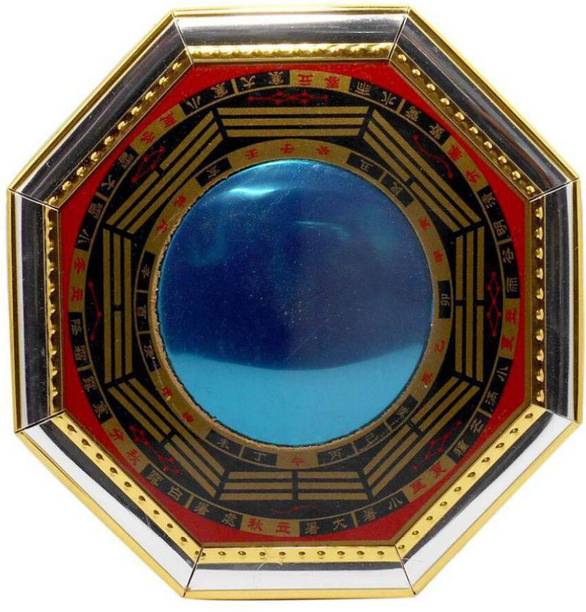 NITIN COLLECTION VASTU/FENGSHUI BAGUA MIRROR Decorative Showpiece  -  9 cm