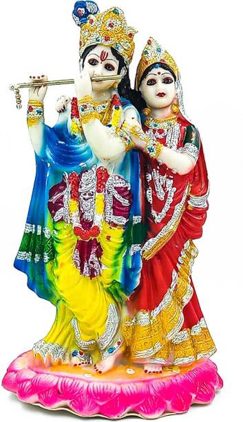 ATUT Radha krishna idol, in Big size Decorative Showpiece  -  32 cm