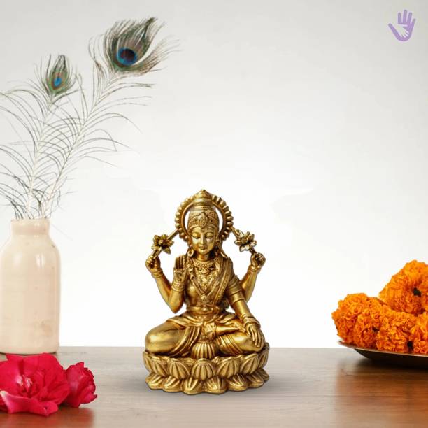 BALGOPAL GHANTE AND MURTY WALE brass laxmi idol Decorative Showpiece  -  5.2 cm