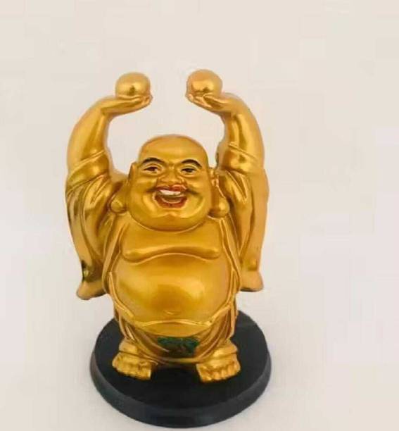 D.B.Z. D.B.Z Laughing Buddha Statue, Happy Man for Good Luck, Wealth, for Home Decorative Showpiece  -  12 cm