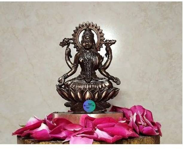 HARIDWARR Laxmi Idol Decorative Showpiece  -  11 cm