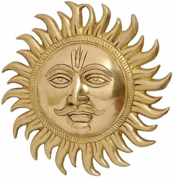 PPJ sun Face Wall Hanging is a Vastu|Surya Yantra| Decorative Showpiece  -  19 cm