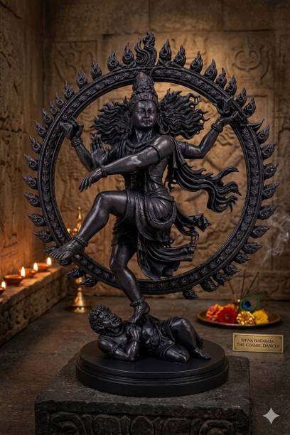 Kalashrijan Natraj Shiva statue Decorative Showpiece  -  15 cm