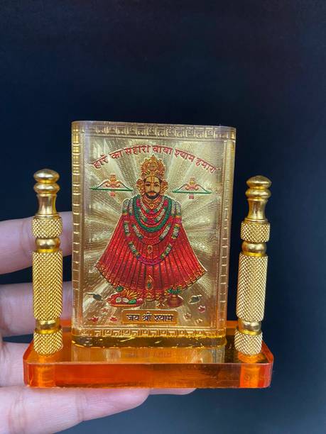 Ride2joy Khatu Shyam Baba ji Murti / Idol for Car Dashboard & Office Gift Decorative Showpiece  -  8 cm